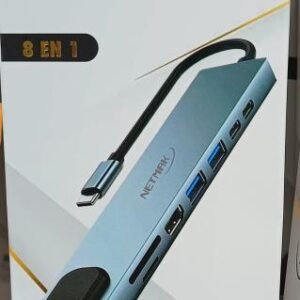 Hub 8 En 1 Usb -C Netmak
