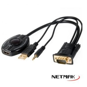 Conversor Vga + Audio A Hdmi