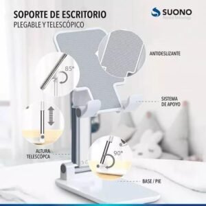 Soporte Celular Universal Blanca