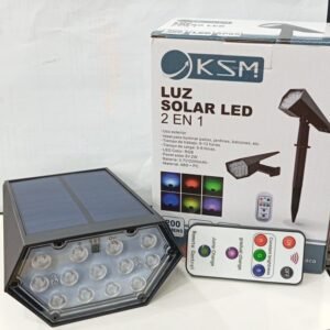 Lampara Solar Estaca Rgb P/Jardin