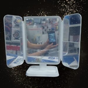 Espejo Con Led Plegable 3 Caras