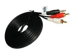 Cable Mini Plug A 2 Rca De 3Mts
