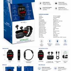 Reloj Smart Watch Nm-Vitality