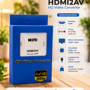 CONVERSOR HDMI A RCA EN CAJA