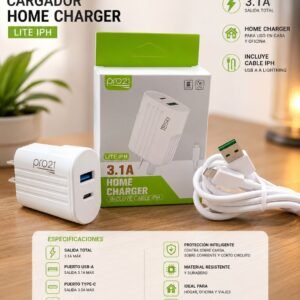 CARGADOR PRO21 3.1A USB-IPH