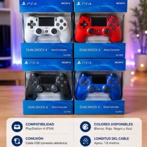 JOYSTICK PS4 SONY COLORES