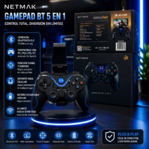 JOYSTICK PARA CELULAR 5 EN 1 NETMAK